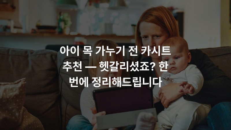 아이 목 가누기 전 카시트 추천 — 헷갈리셨죠? 한 번에 정리해드립니다